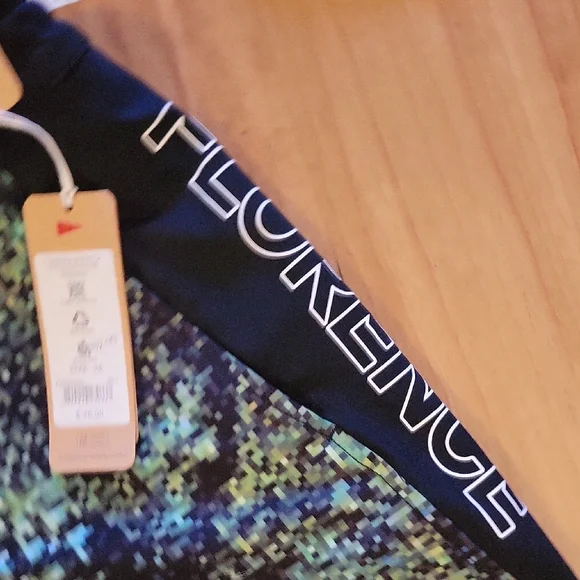 Men's Blue Camo Swim Shorts - Picture 3 of 7